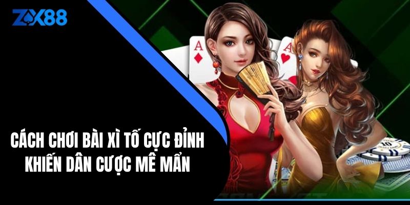 Cách Chơi Bài Xì Tố Cực Đỉnh Khiến Dân Cược Mê Mẩn